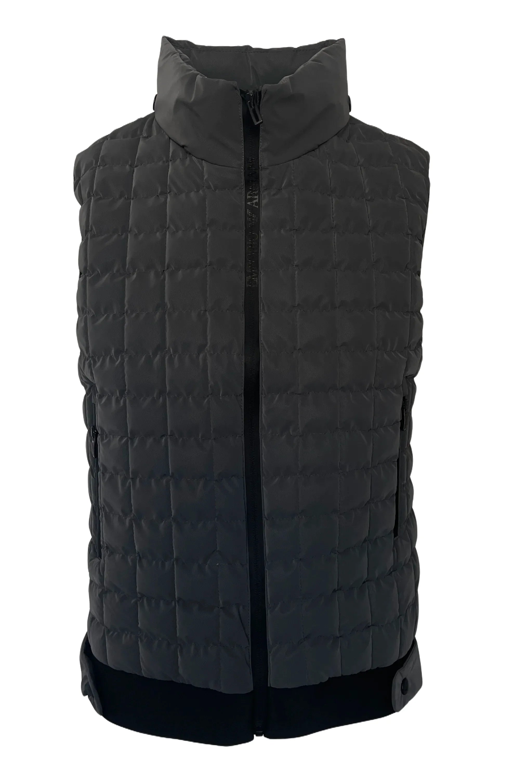 Emporio Armani Men's Body Warmer Vest In Grey Slim Fit Size