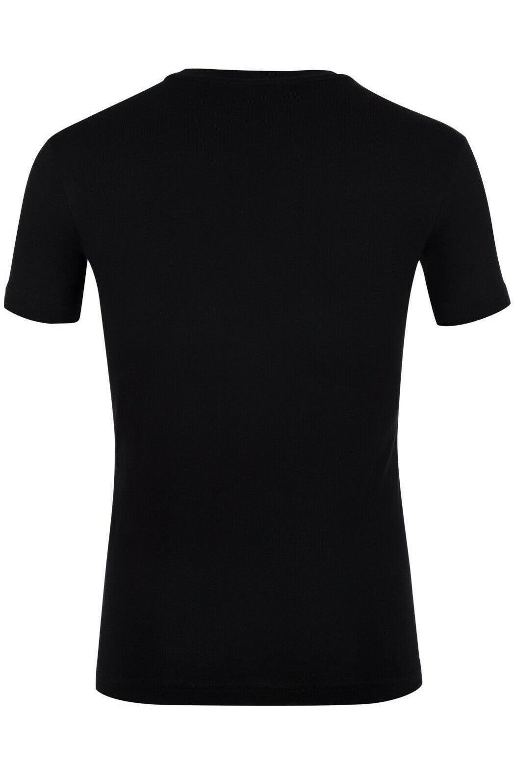 Versace Men T-Shirt Color Black Material Cotton - Giltenergy