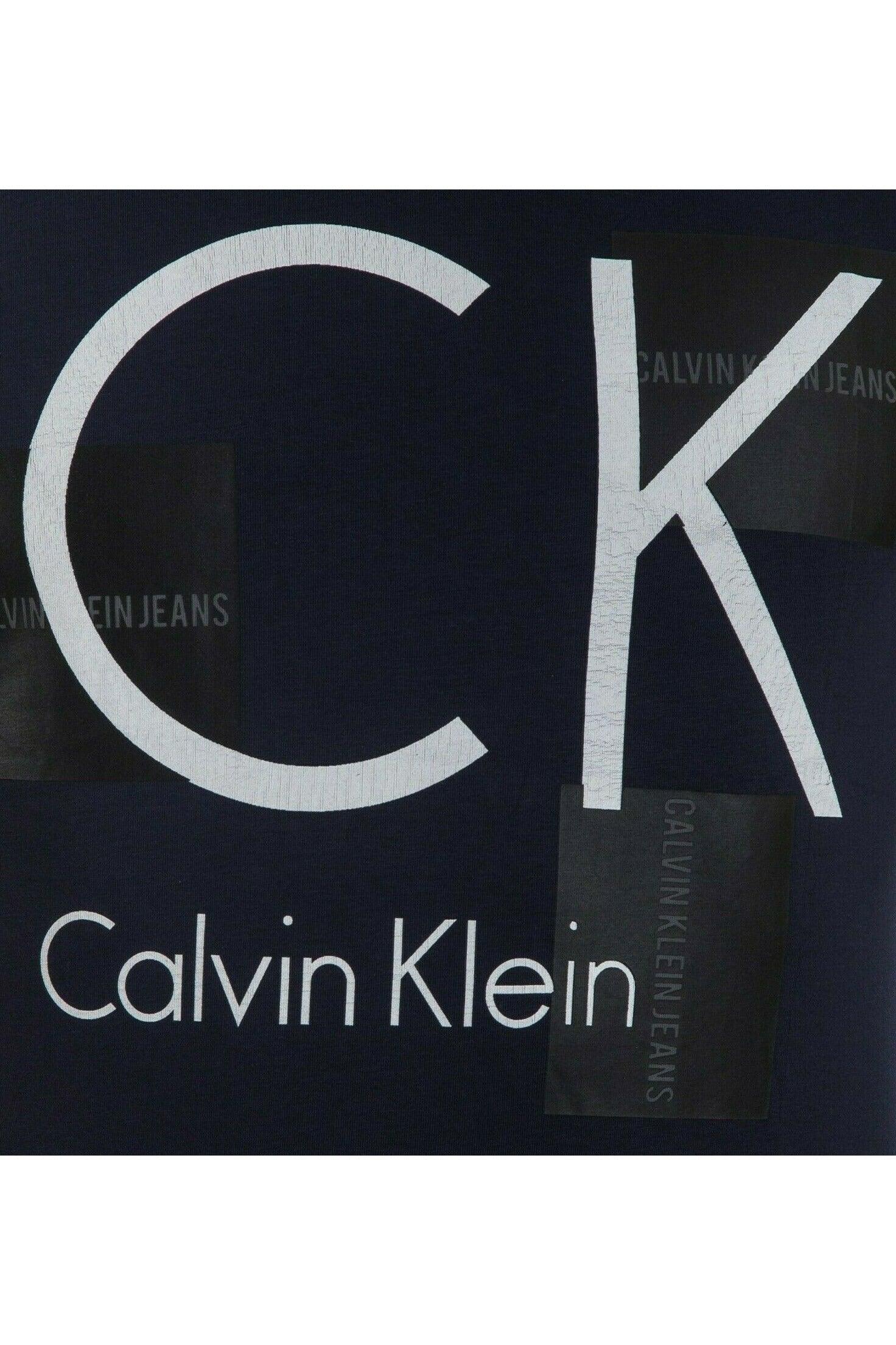 Calvin Klein T-Shirt In Navy - Giltenergy