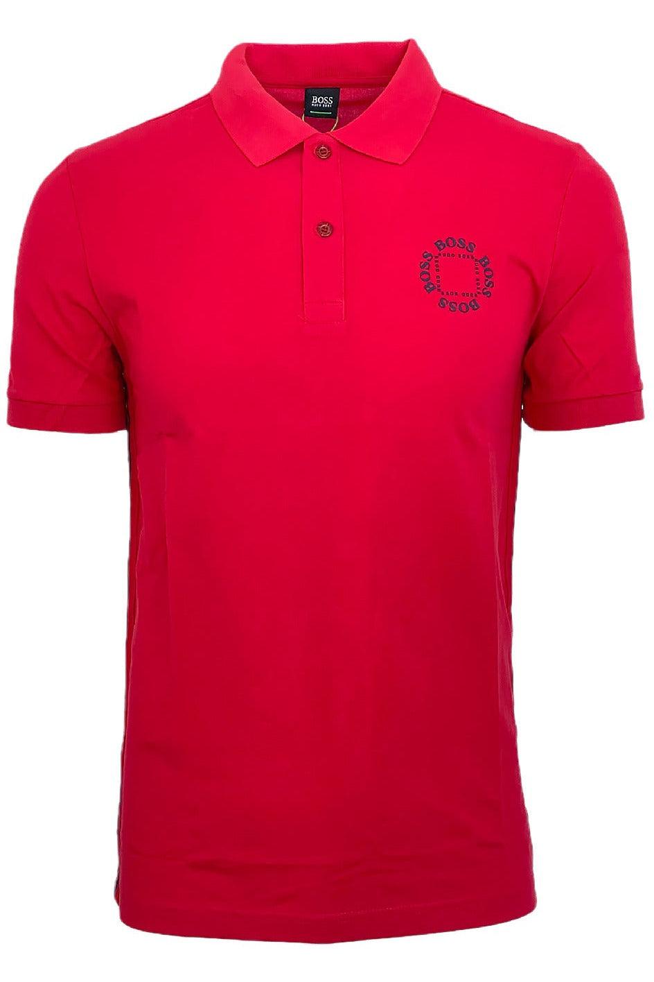 Hugo boss deals red polo shirt