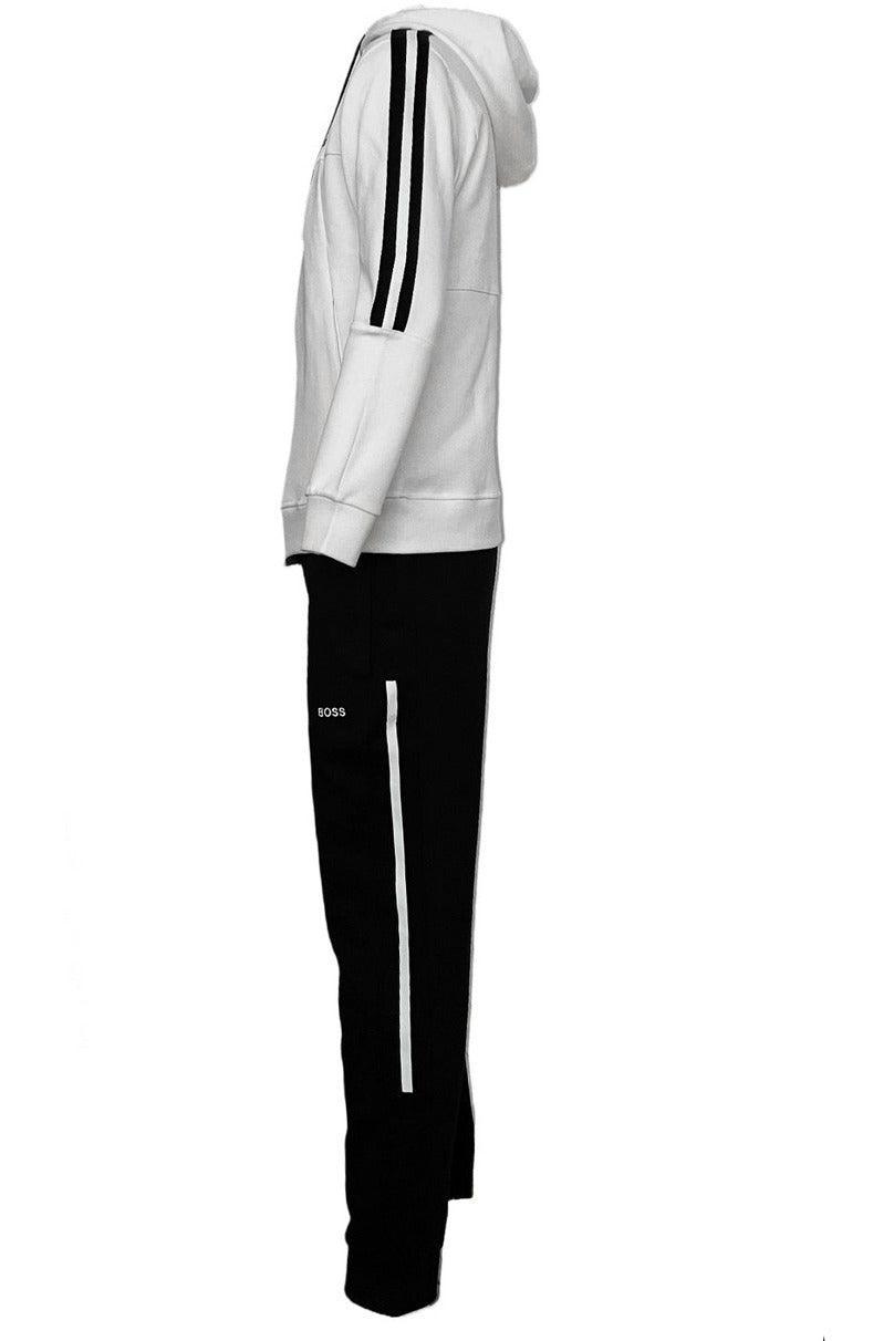 Hugo Boss White & Black Tracksuit - Giltenergy