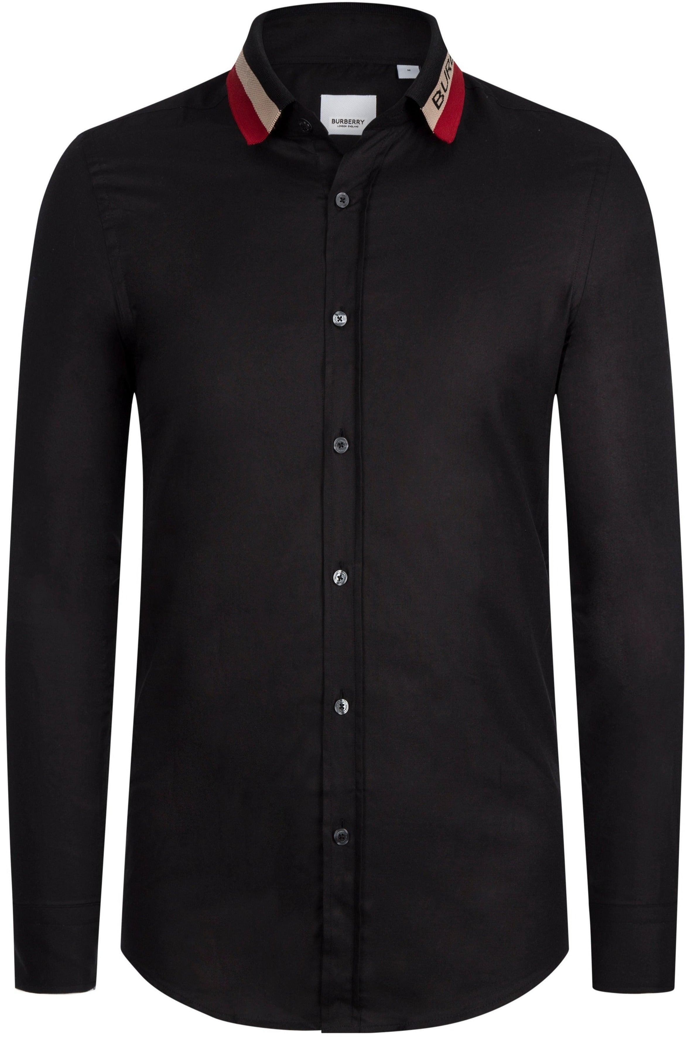 Burberry Casual Shirt In Black - Giltenergy