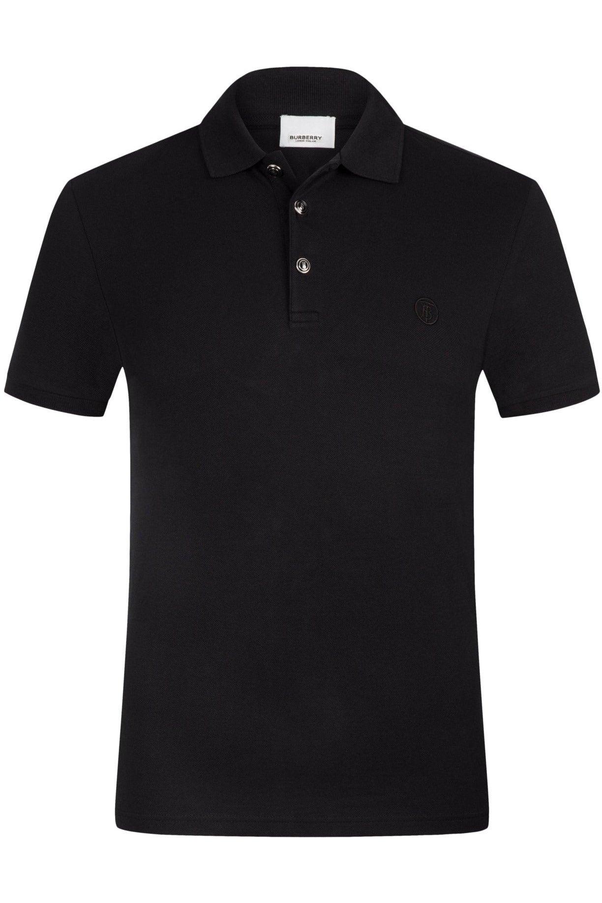 Burberry black polo sales shirt