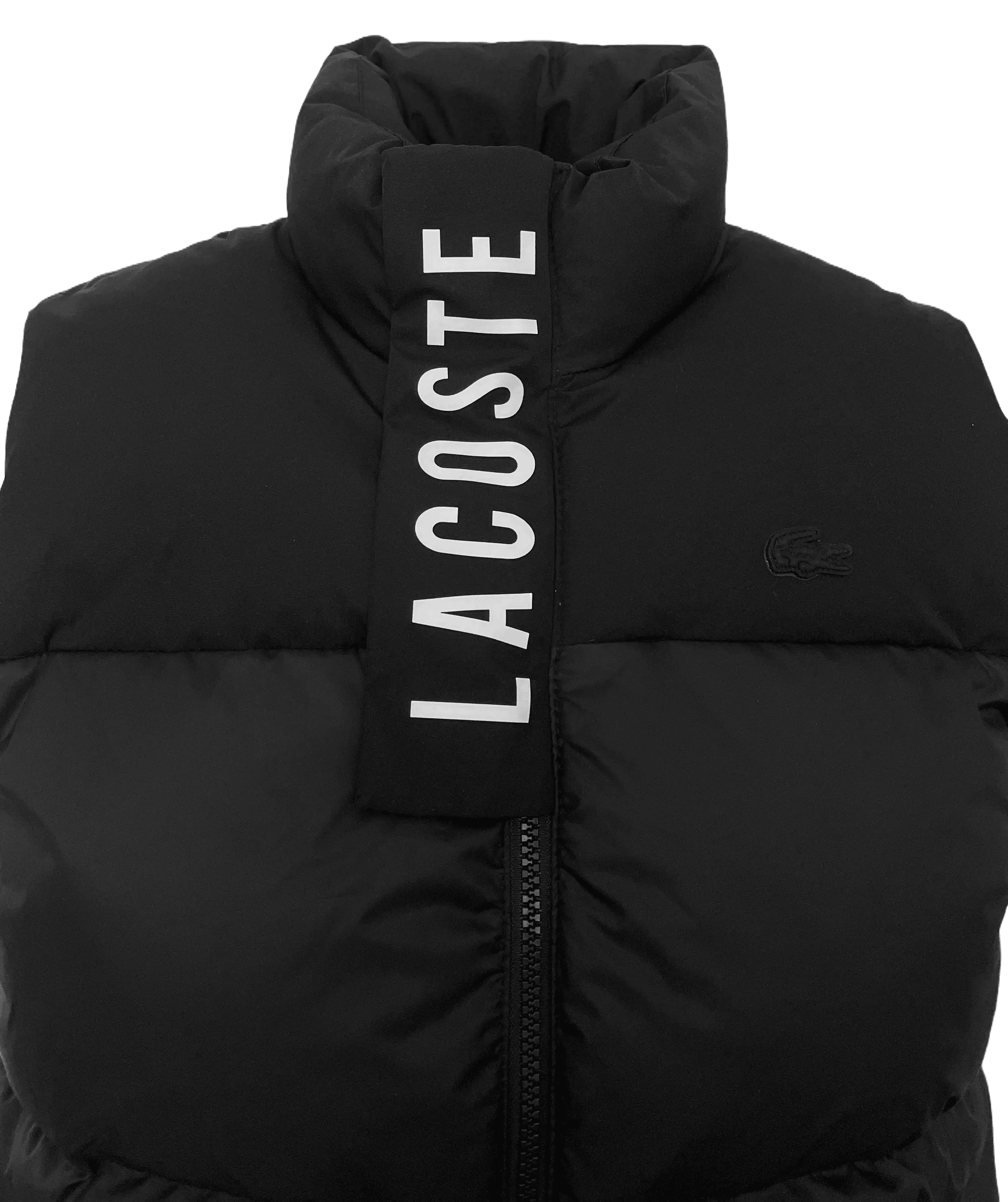 Lacoste Men Body Warmer In Black - Giltenergy