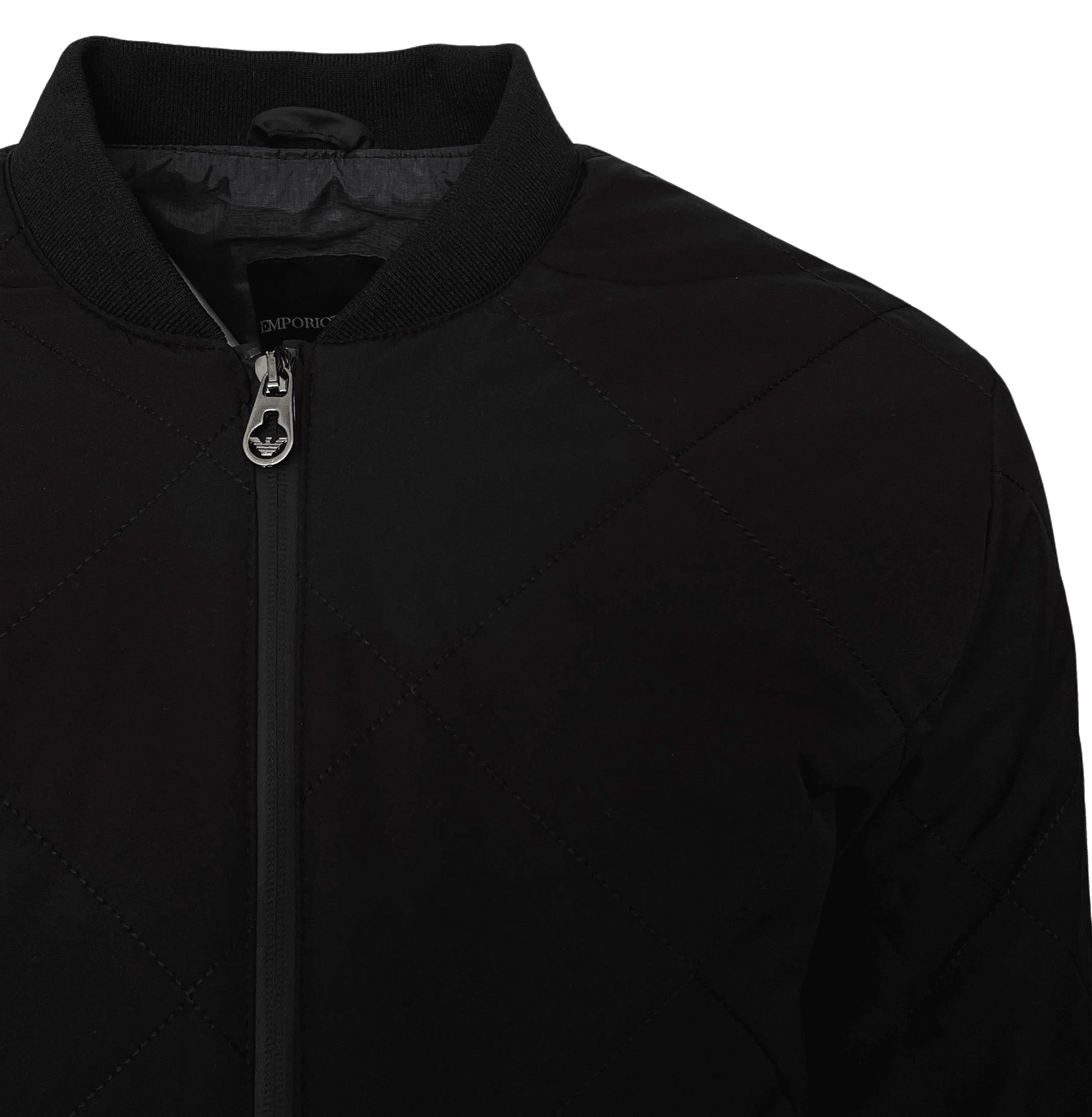 Emporio Armani Ea7 Black Bomber Jacket - Giltenergy