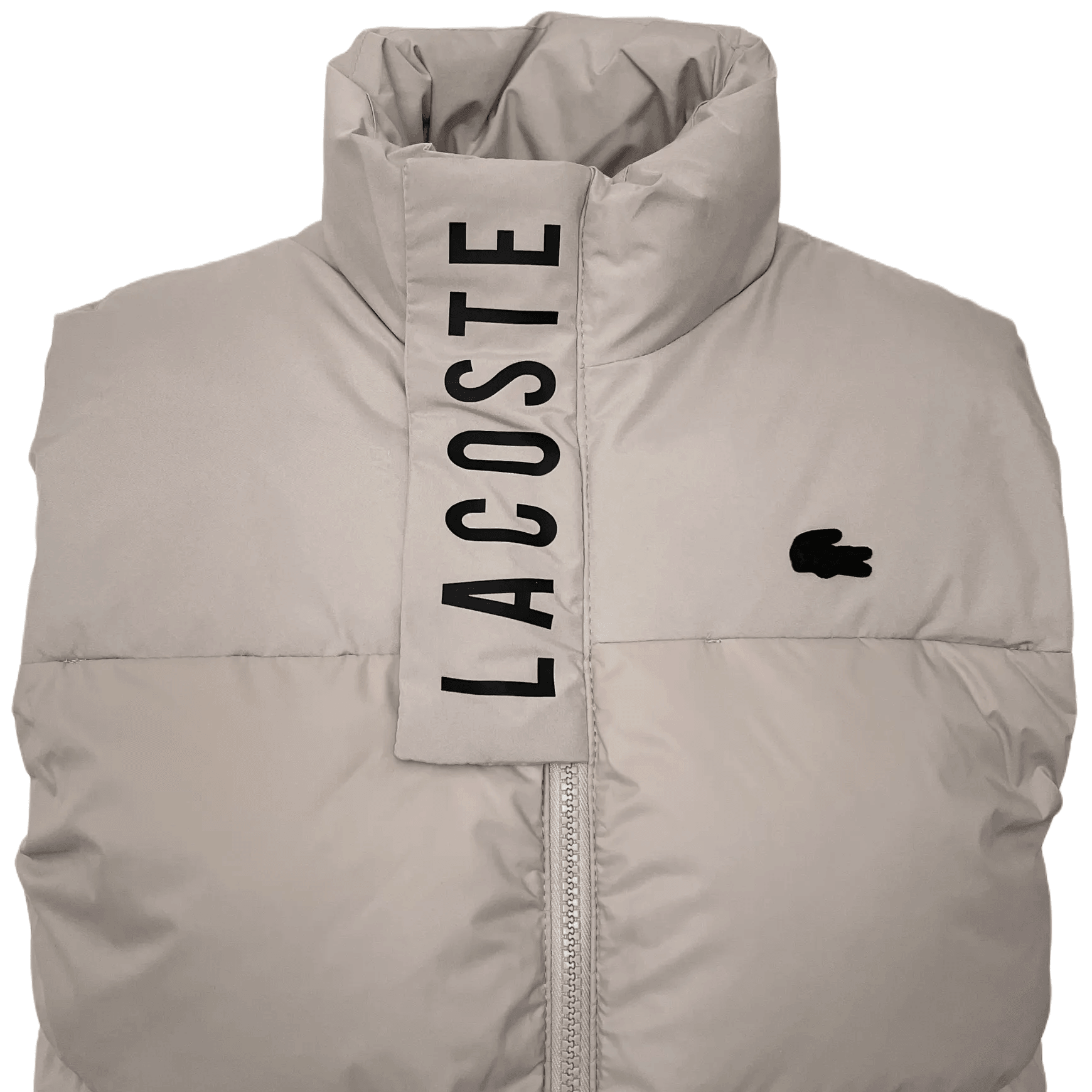 Lacoste Men Body Warmer In Beige - Giltenergy