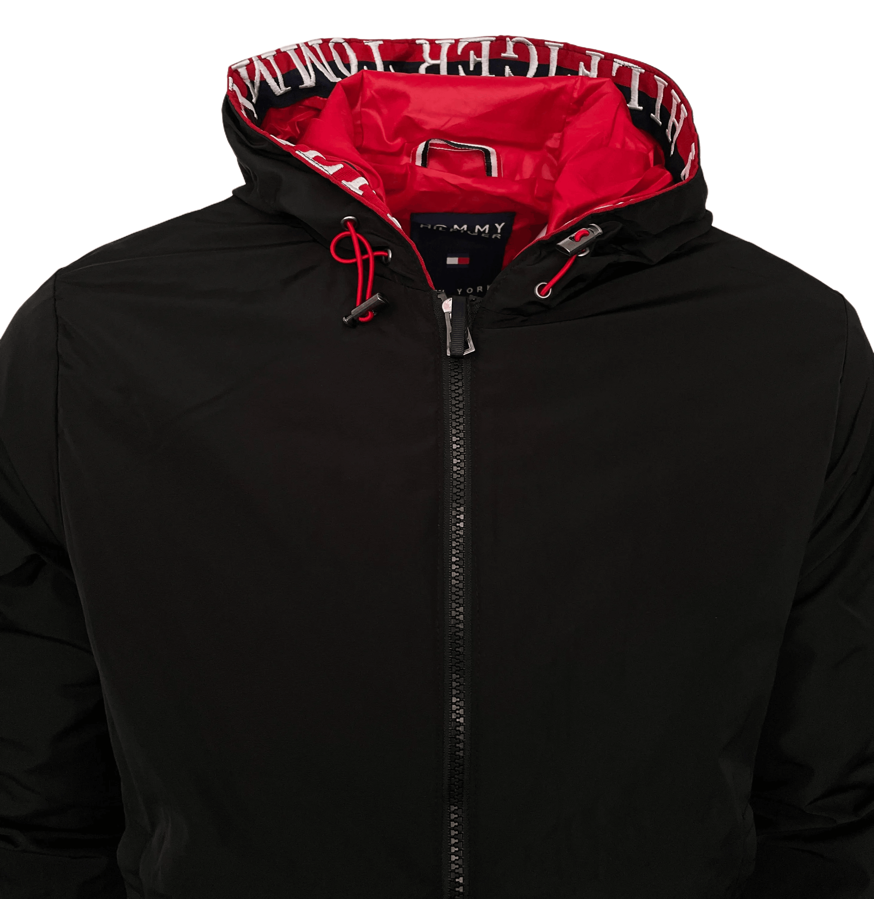 Tommy Hilfiger Hoodie Jacket In Black - Giltenergy