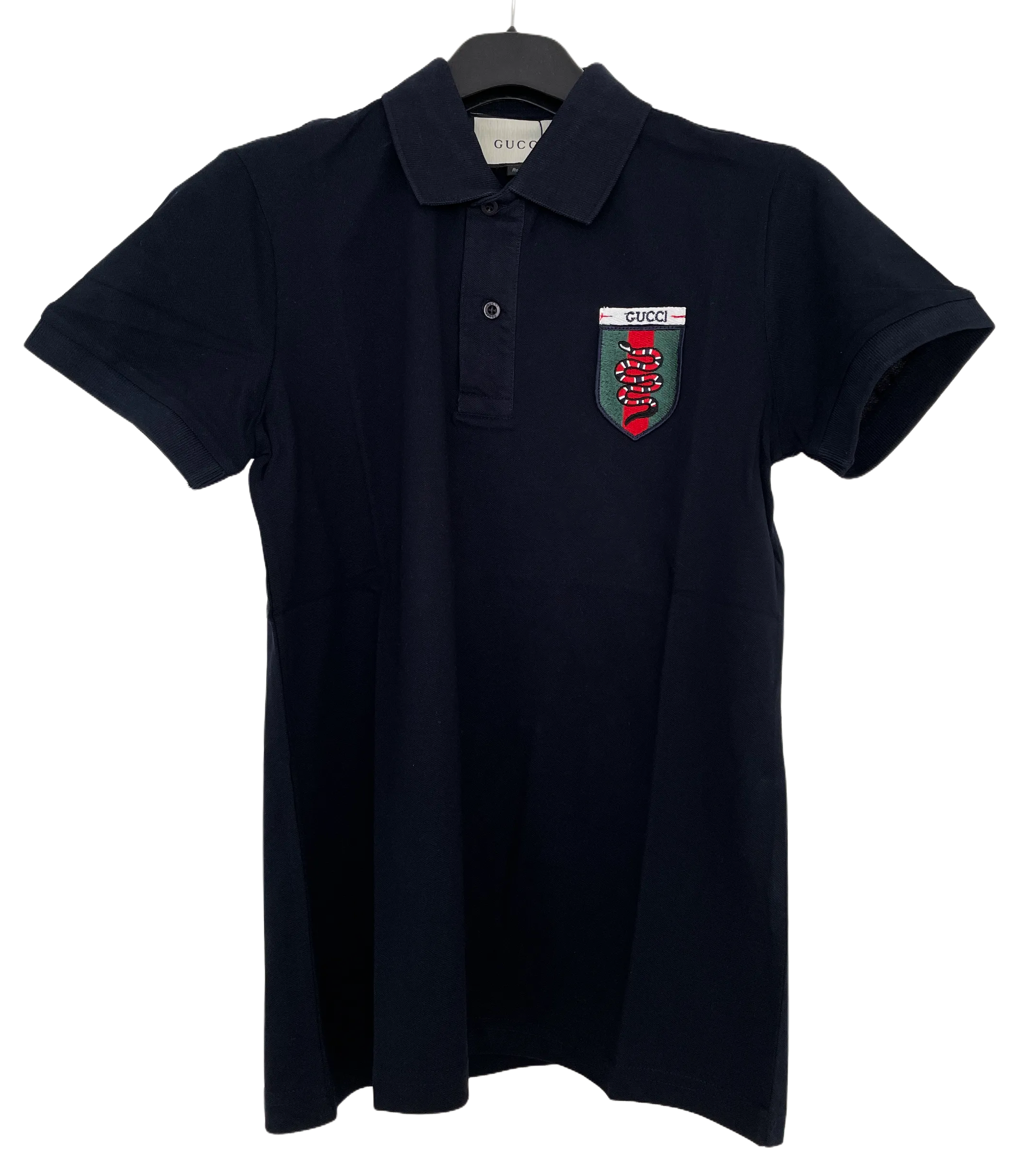 Gucci Navy Slim Fit Polo Shirt