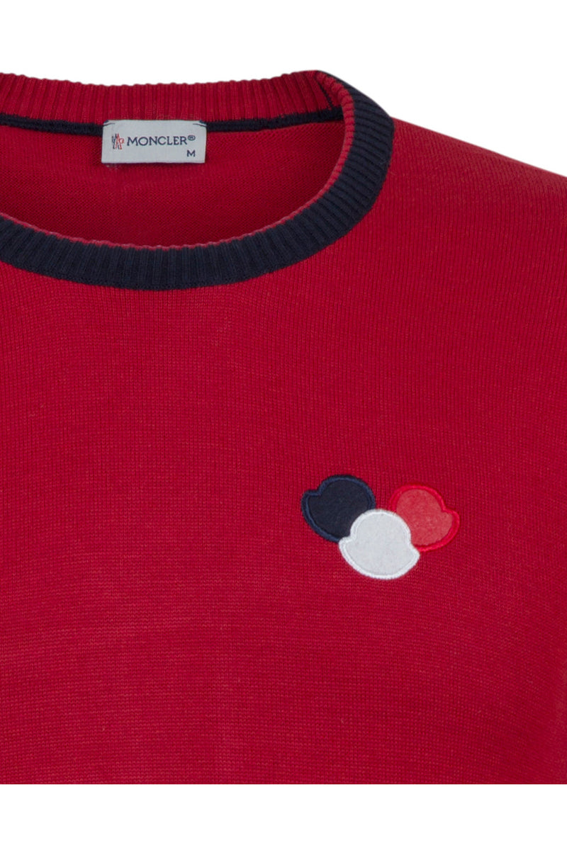 Moncler Red Sweater Jumper Pullover Material Cotton