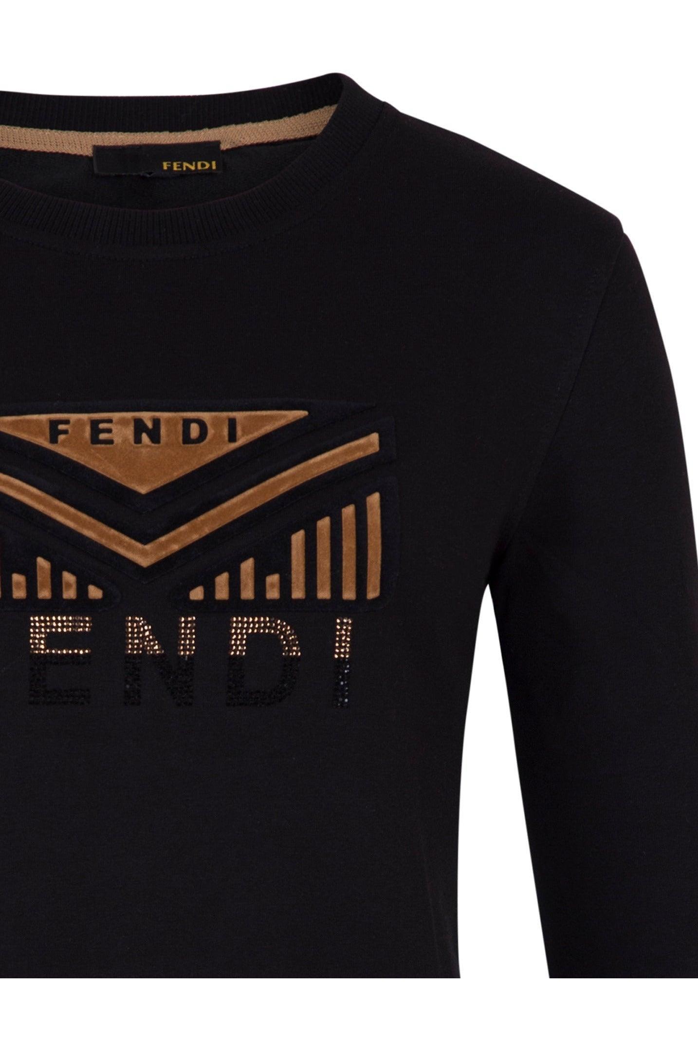 Fendi Women Brown Top T Shirt Material: Cotton