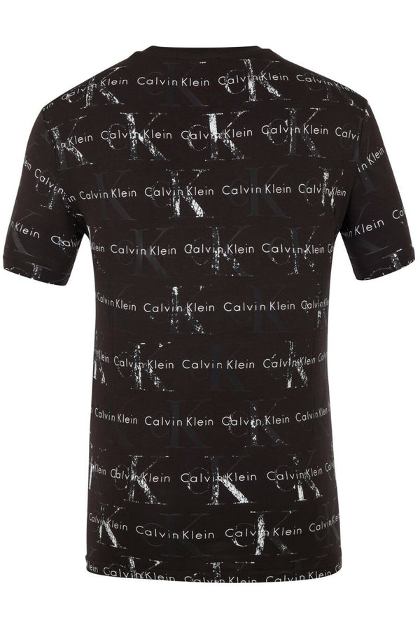 Calvin Klein Black Men's T-Shirt 100% Cotton