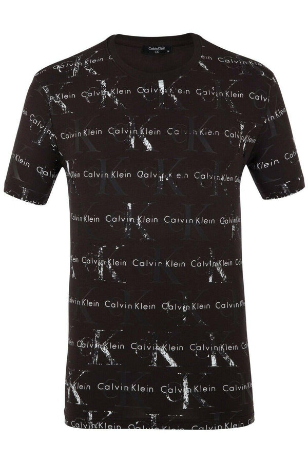 Calvin Klein Black Men's T-Shirt 100% Cotton