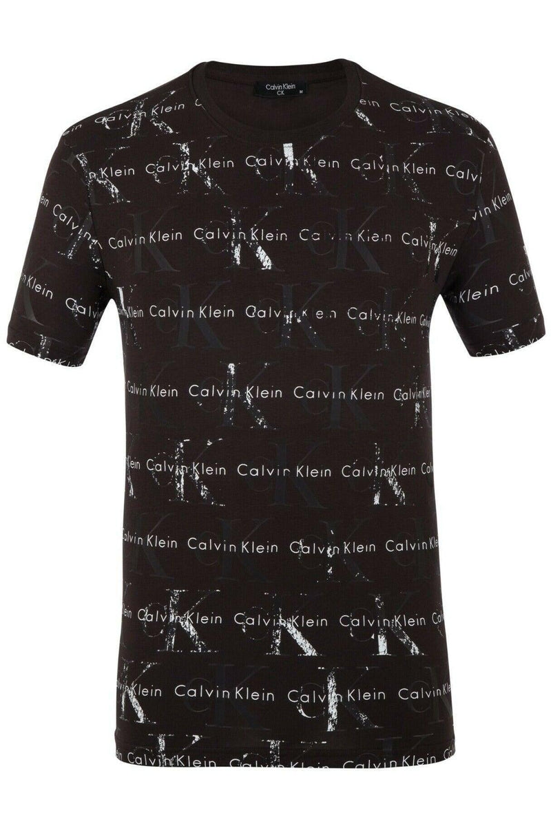Calvin Klein Black Men's T-Shirt 100% Cotton