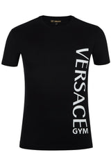 Versace Men T-Shirt Color Black Material Cotton
