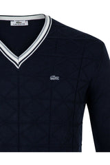Lacoste Blue Sweater Jumper Pullover Material: Cotton