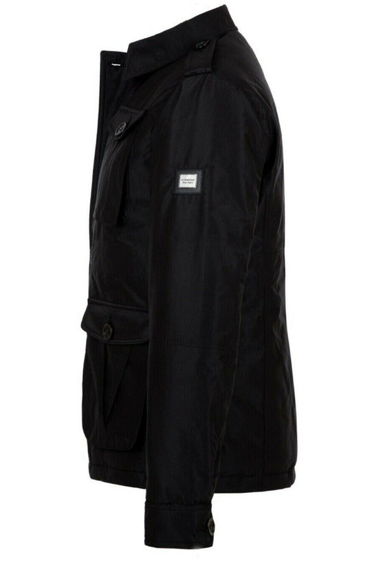 Burberry Black Winter Jacket Slim Fit Size !