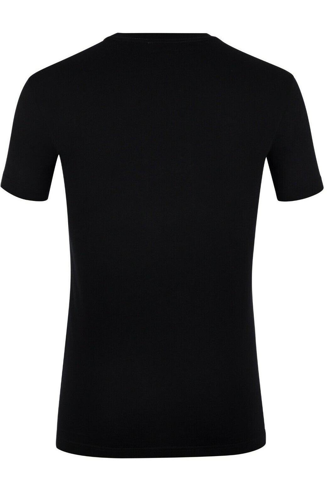 Versace Men T-Shirt Color Black Material Cotton