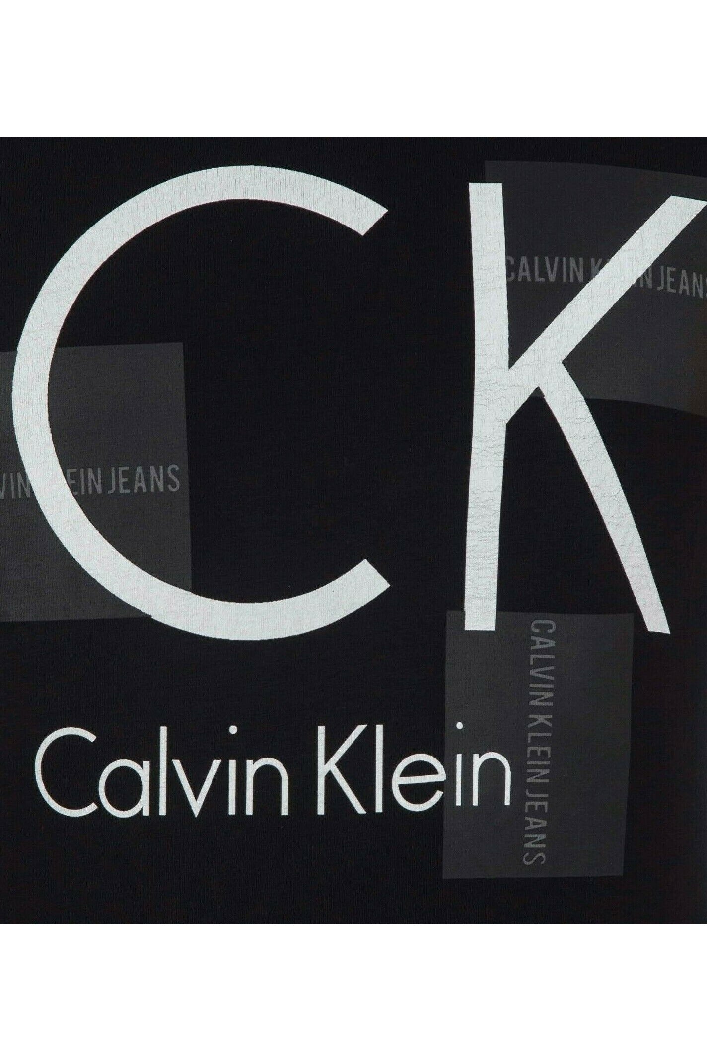 Calvin Klein Black Men's T-Shirt 100% Cotton