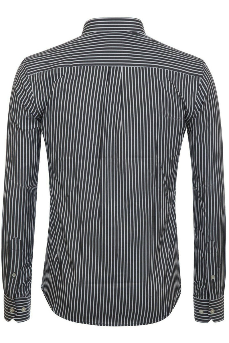 Grey Men's Burberry Casual Shirt Long Sleeve