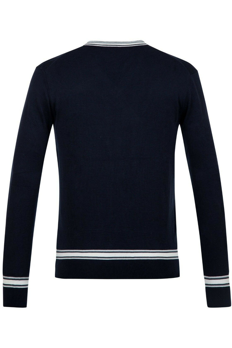 Lacoste Blue Sweater Jumper Pullover Material: Cotton