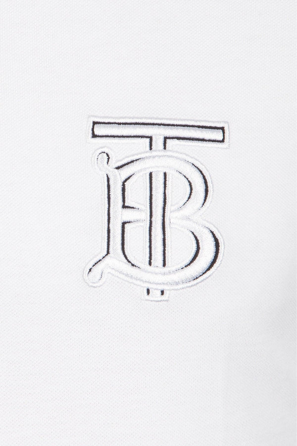 Burberry White Polo Shirt