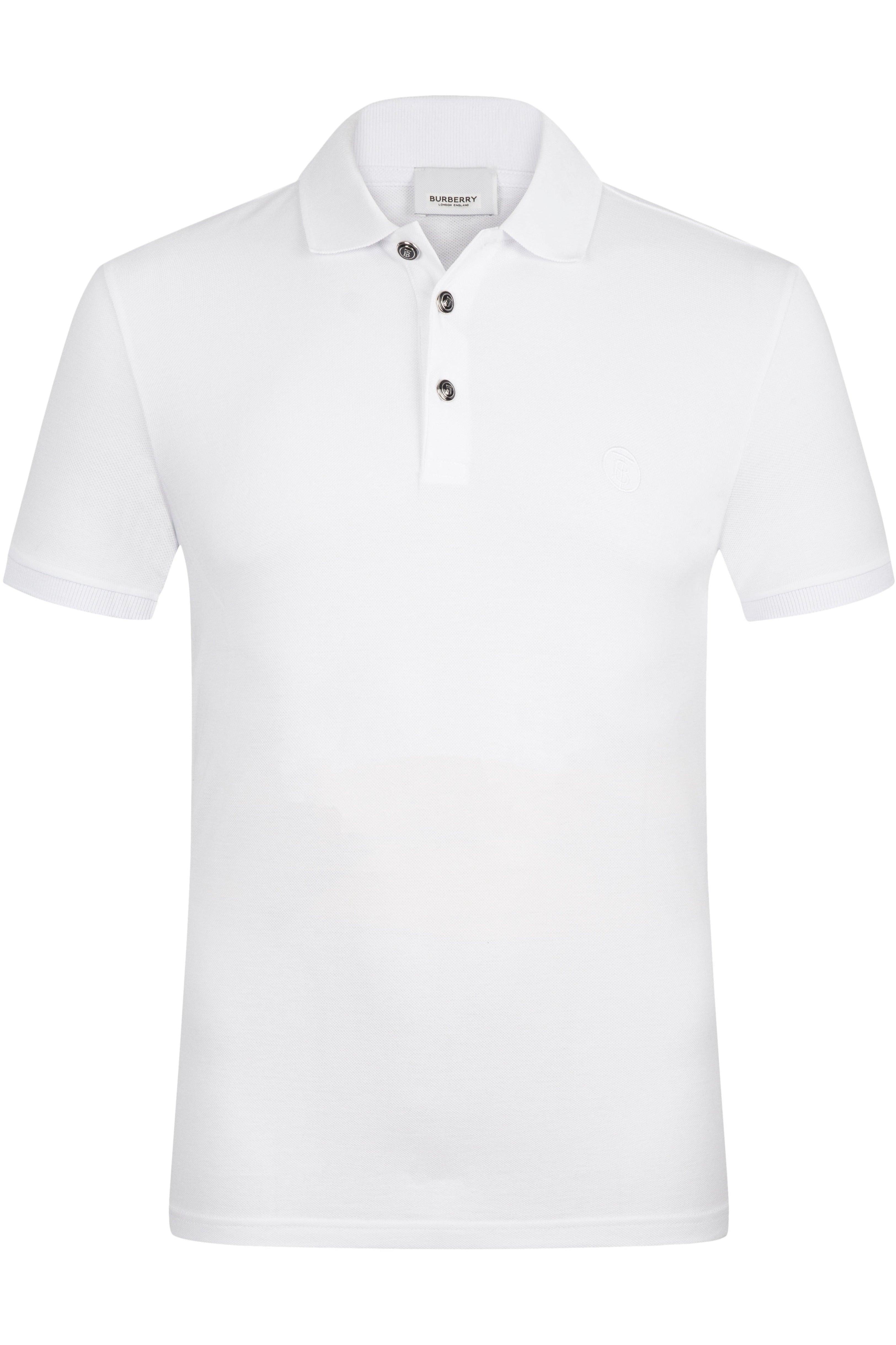 Burberry polo white online