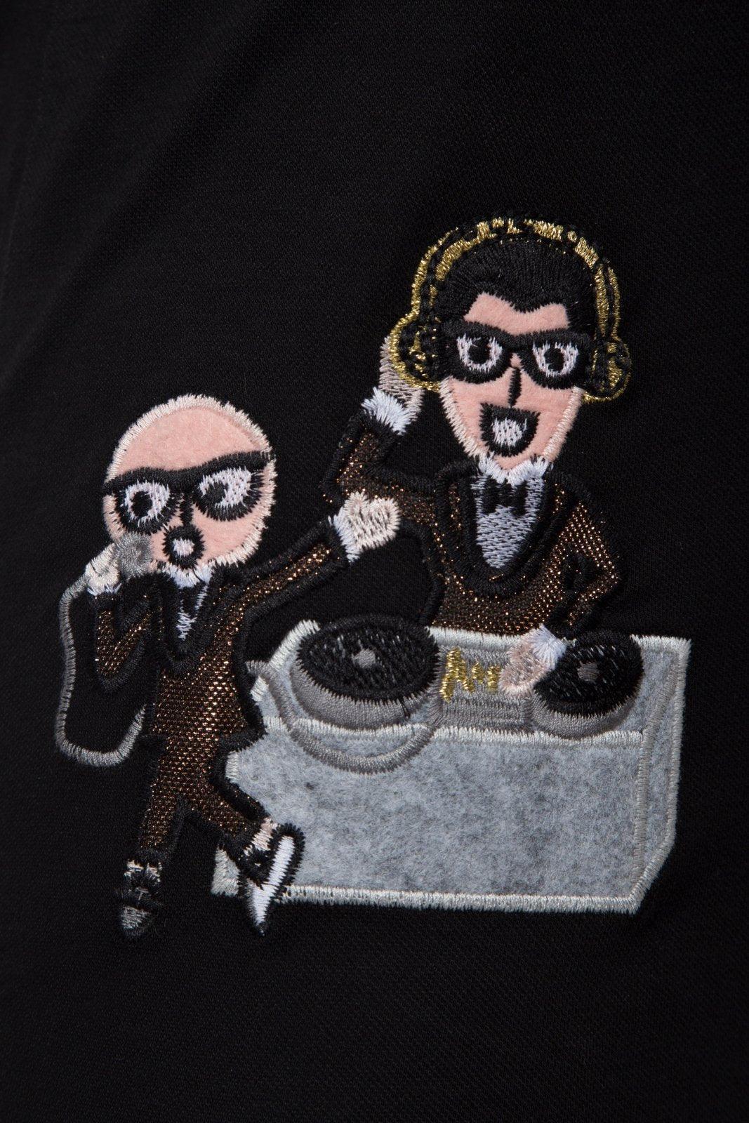 Dolce & Gabbana Men's Polo Shirt In Black